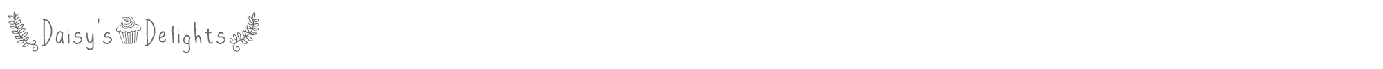 Sample characters Daisy's Delights Font